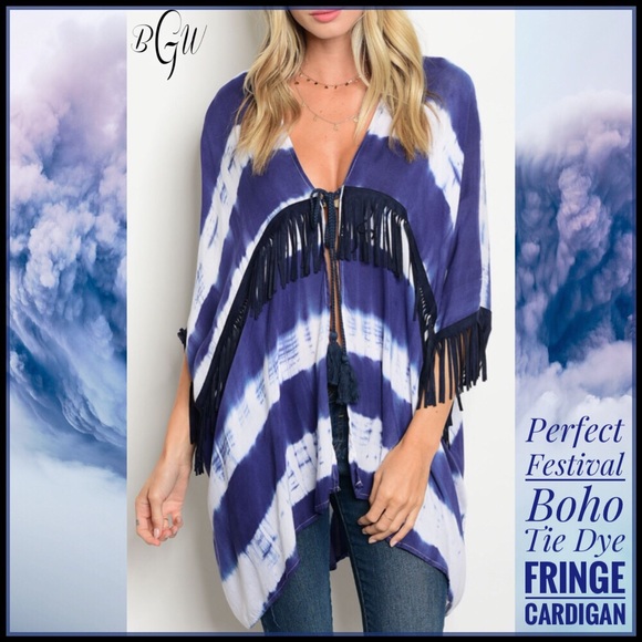 Davi & Dani Sweaters - 5🌟Boho Tie Dye Lightweight Cardigan